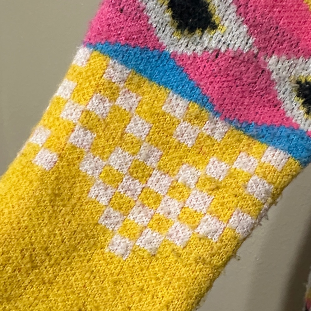 THML Multicolor Patterned Cardigan with Fringe - image 4